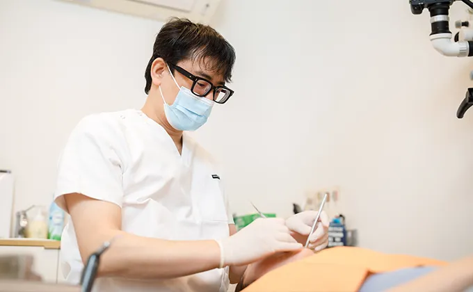 痛みの少ない治療の実施