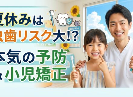 夏休みは虫歯リスク大!?歯科医師が教える本気の虫歯予防と小児矯正